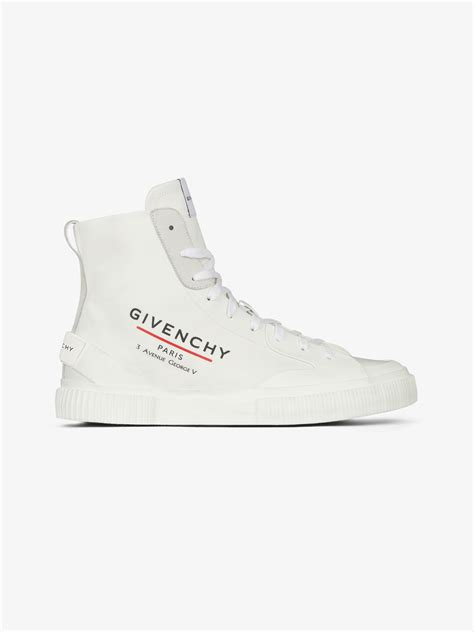 tennis light mid-height sneakers in givenchy label canvas|GIVENCHY City sneakers in canvas and suede.